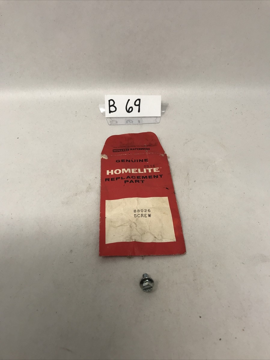 専用2 OEM Genuine HOMELITE 88026 bolt screw - 350 360, Super 2, XL2 saw
