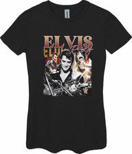 Elvis Presley Ladies Fitted T Shirt Sizes SMALL-2XL