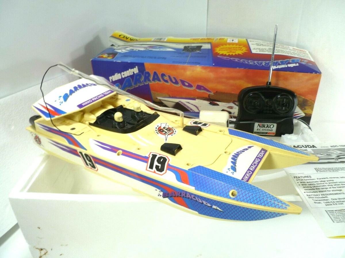 Nikko RDC-19203 Barracuda Thunder RC Electric Boat 9.6V