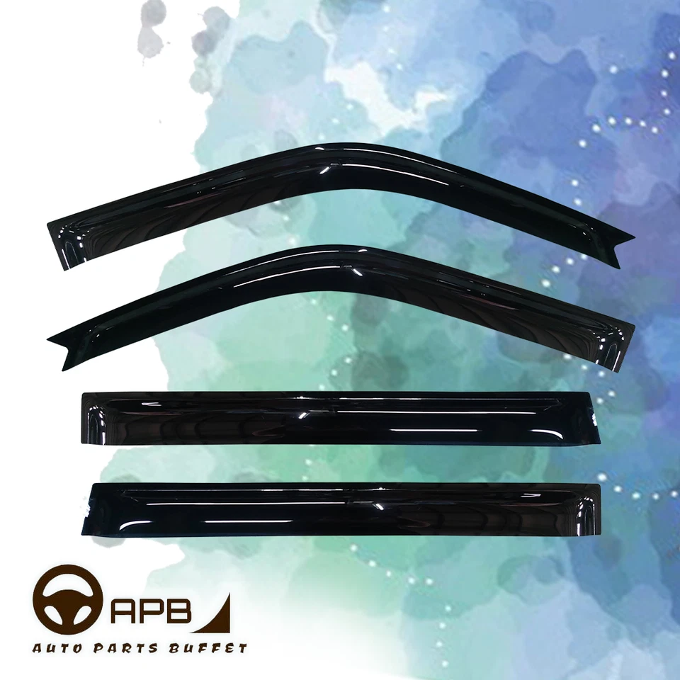 Para Mitsubishi Montero Sport 96-08 Deflector Ventana Viseras Protector Ventilación Clima Foto 2 de 4