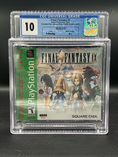 CGC Graded PERFECT 10 A++ SEALED Final Fantasy IX Greatest Hits (PS1) TOP POP - Picture 2 of 8