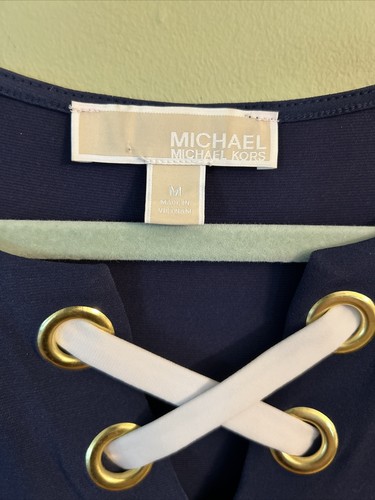 Michael Kors Navy Sleeveless Dress Size Med. Worn Once. - Picture 2 of 5