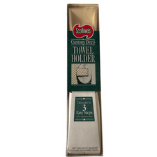 ScotTowels Custom Deco Towel Holder NOS In Box