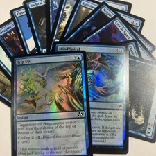 Magic the Gathering Blue Micro Lot 15 Card Counter & Draw Spells No Duplicates