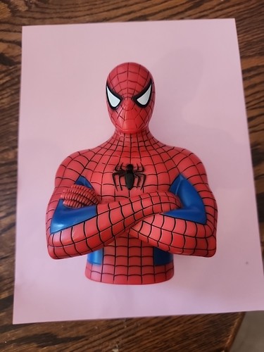 Marvel The Amazing Spider-Man Monogram 6.75" Coin Bank - 2017