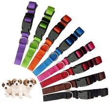 PARTNER Puppy Collars Identification Whelping Super Soft Nylon Adjustable Bre...