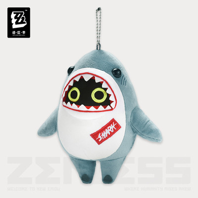 ZZZ miHoYo Zenless Zone Zero Shark Bangboo Plush Toys Keychain Official Goods-