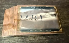 Topps Dune Chrome Behind The Scenes Complete Set