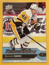 2016-17 Upper Deck Dominik Simon Young Guns Rookie RC #469 Hockey Penguins