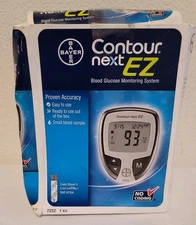 Contour Next Blood Glucose Monitoring System Kit open box