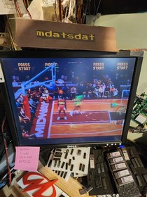 NBA JAM TOURNAMENT PCB JAMMA ARCADE REWIND 2.0 BOARD SET WORKING!!!! MIDWAY 