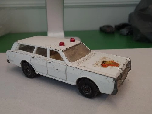 Vintage Lesney Matchbox Mercury Commuter Station Wagon Police Car No.  55