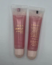 (2pack) REVLON Skinlights Gloss lights for lips - 02 Rose Quartz