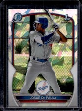 2023 Bowman Josue De Paula Chrome Atomic Refractor 1st Prospect #BCP-111 Dodgers