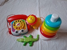 Babyspielzeug Fisher Price, Telefon, Stapelverarbeitung, Löwe Zum Ziehen,
