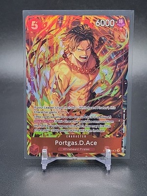 Portgas.D.Ace One Piece ST15-005 Secret Rare Illustration Box Vol. 5 Promotional