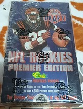 1995 CLASSIC FOOTBALL DRAFT NFL Rookies Premier Edition Factory Sealed Box