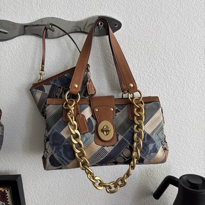Coach Legacy Denim Patchwork