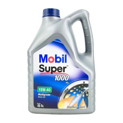 MOBIL Super 1000 X1 15W-40 Motorenöl VW 50101 50500, MB 229.1, API CF, 5 Liter