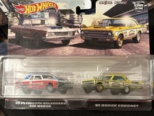 Hot Wheels Premium Car Culture 2-pack 63 Plymouth Belvedere 65 Dodge Coronet Hot Wheels Premium Car Culture 2-pack 63 Plymouth Belvedere 65 Dodge Coronet