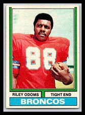 1974 Topps 89 Riley Odoms Rookie Denver Broncos
