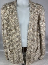 Maurices Cardigan Sweater 1X Eyelash Fuzzy Knit Open Cardigan Tinsel Cozy Warm