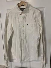 ABERCROMBIE  FITCH Men's Sz M Muscle Fit Long Sleeve Button Down Shirt