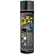 Flex Seal Spray BLACK Liquid Rubber Sealant Coating, 14 oz NEW! Free Shipping