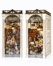 Rolife DIY Book Nook French Garden 3D Puzzle Miniature House Kit Bookend Booksta