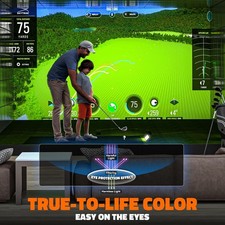 Golf Simulator Impact Screen Home Indoor Garage Ultra Clear Swing Training 10x10