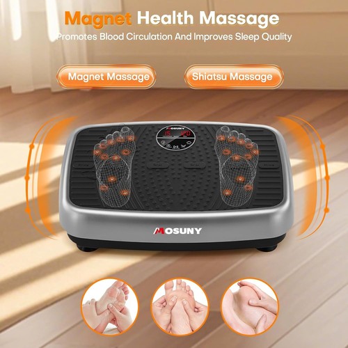 Vibration Plate Exercise Machine, Lymphatic Drainage, Weight Loss, Body Workout - Picture 7 of 8
