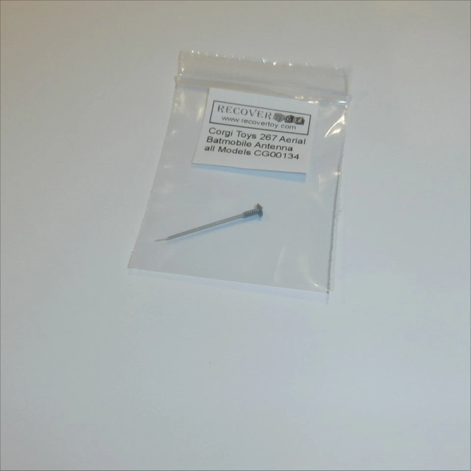 Corgi Toys  267 Batmobile Grey Plastic Antenna Repro Aerial Batman & Robin - Image 3 of 4