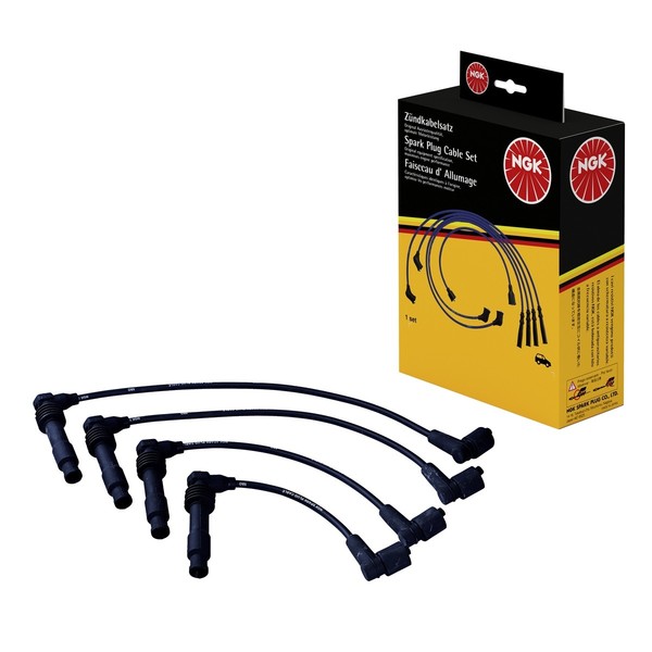ZüNdleitungssatz 4 Kabel Schwarz NGK Aftermarket-Expertise FüR Opel Corsa-image