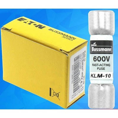 10PC new   KLM-10 10A 600V Fast-Acting supplemental fuses Free ship #tp