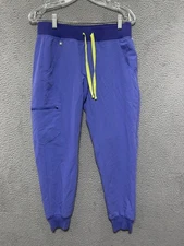Figs Womens Zamora Jogger Pants Size Small Purple Scrub Bottom Adult PO 4239
