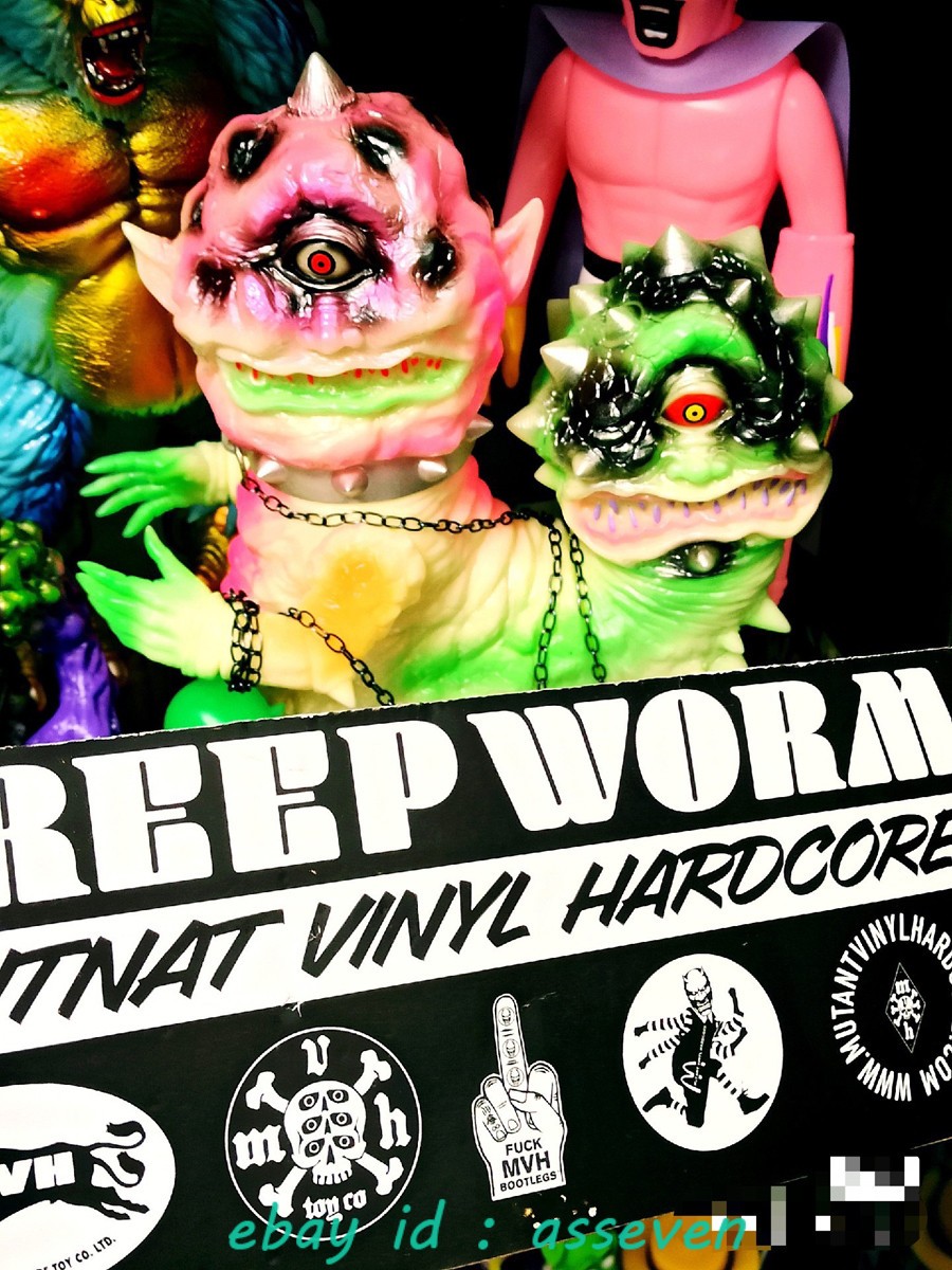 リヴァイアサン ポスター　MVH　(MUTANT VINYL HARDCORE) MVH Mutantvinylhardcore Creep Worm Sofubi Kaiju Limited Edition