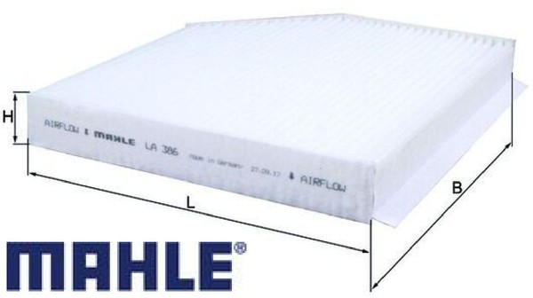 Mahle LA386 Filter FüR Innenraumluft Innenraumfilter Filter Innenraum-image