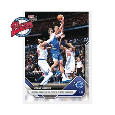 Franz Wagner Magic 37 Pt Game 2025-26 NBA Topps NOW Card 62 Presale