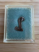 SHELBY COBRA TIE CLIP TIE TACK - MINT UNUSED NEW OLD STOCK 1960’S FOMOCO FORD