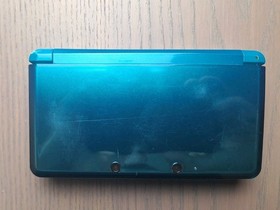 Nintendo 3DS Aqua Blue Region Free Console 128GB Tested w/ Charger & Stylus