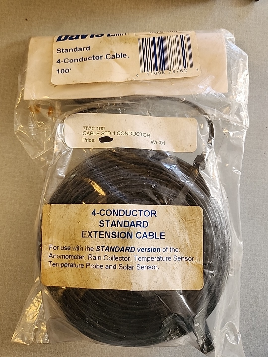 Rj4 Extension Cable 100ft Part # 7876-100