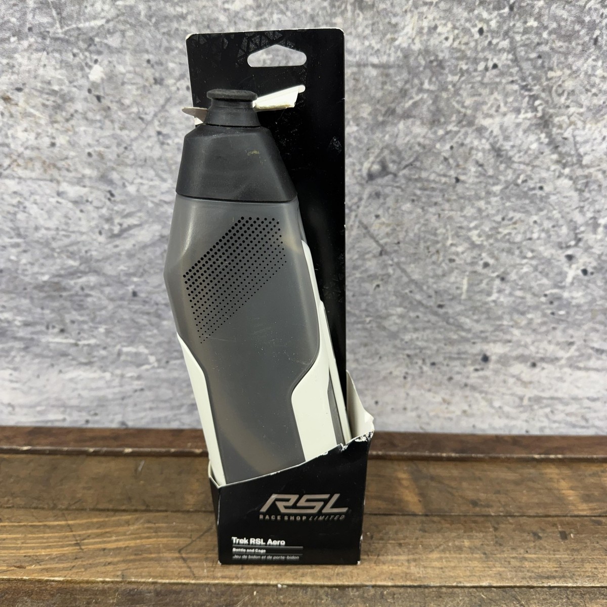 Trek RSL Aero Water Bottle 28oz Era White Smoke BPA-Free Bike