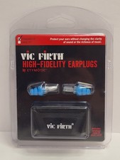 NEW Vic Firth High-Fidelity Earplugs w/ Case & Neck Cord Sz Regular by Etymotic