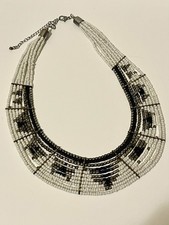 18-22” Boho/Tribal/Egyptian Style Multi-Strand  Fashion Statement Necklace
