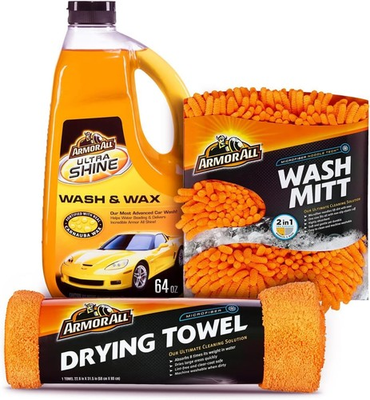 #ad Armor All Car Wash Kit Includes Soap Mitt amp; Microfiber Towel... $55.31