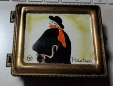 Kelvin Chen/T. Lautiec Enamel Stamp Dispenser Trinket Box 2001