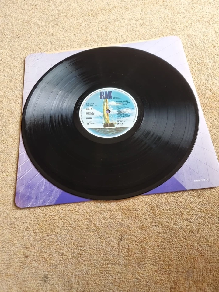 Smokie - Bright Lights & Back Alleys Vinyl LP RAK Records UK 1977 - Image 3 of 3