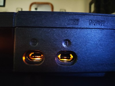 Modded Original Xbox Controller Ports (Full Set) with YELLOW LEDS L@@K!!