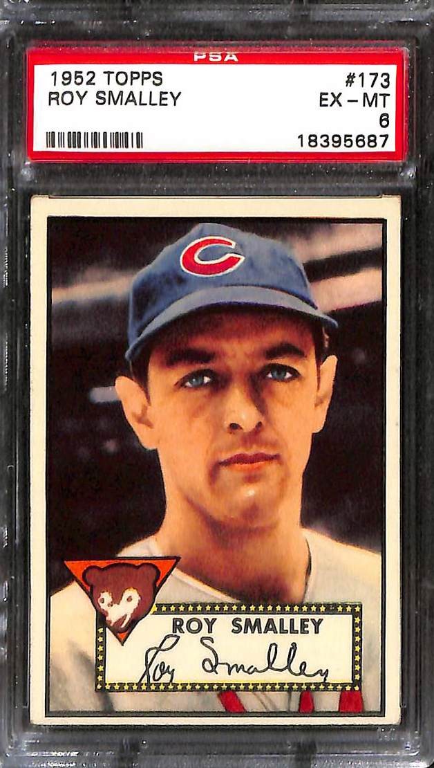 1952 Topps #173 ROY SMALLEY PSA 6 EX-MT 18395687 view 1