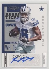 2012 Panini Contenders Rookie Ticket Tim Benford #190 Auto 4mn